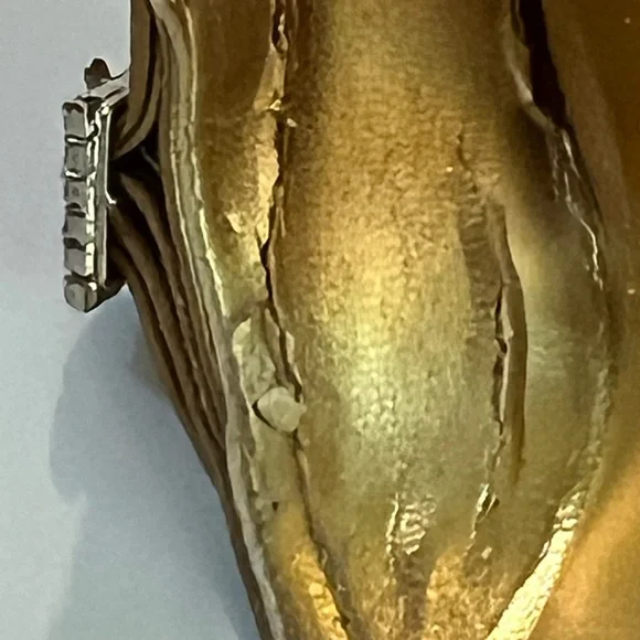 Anne Klein AK2 Gold Heel Sandals Size 10 - Picture 8 of 10